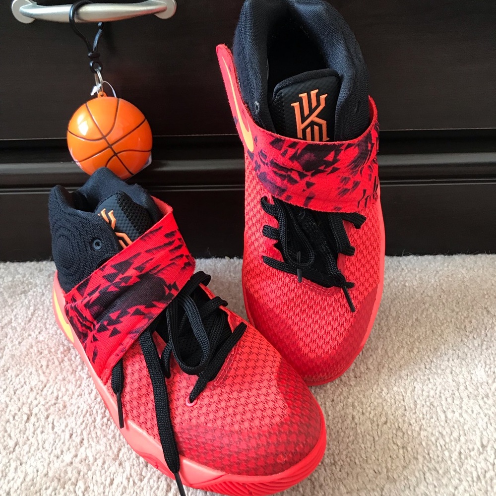 Kyrie 2 Crimson Red Youth Size 5.5